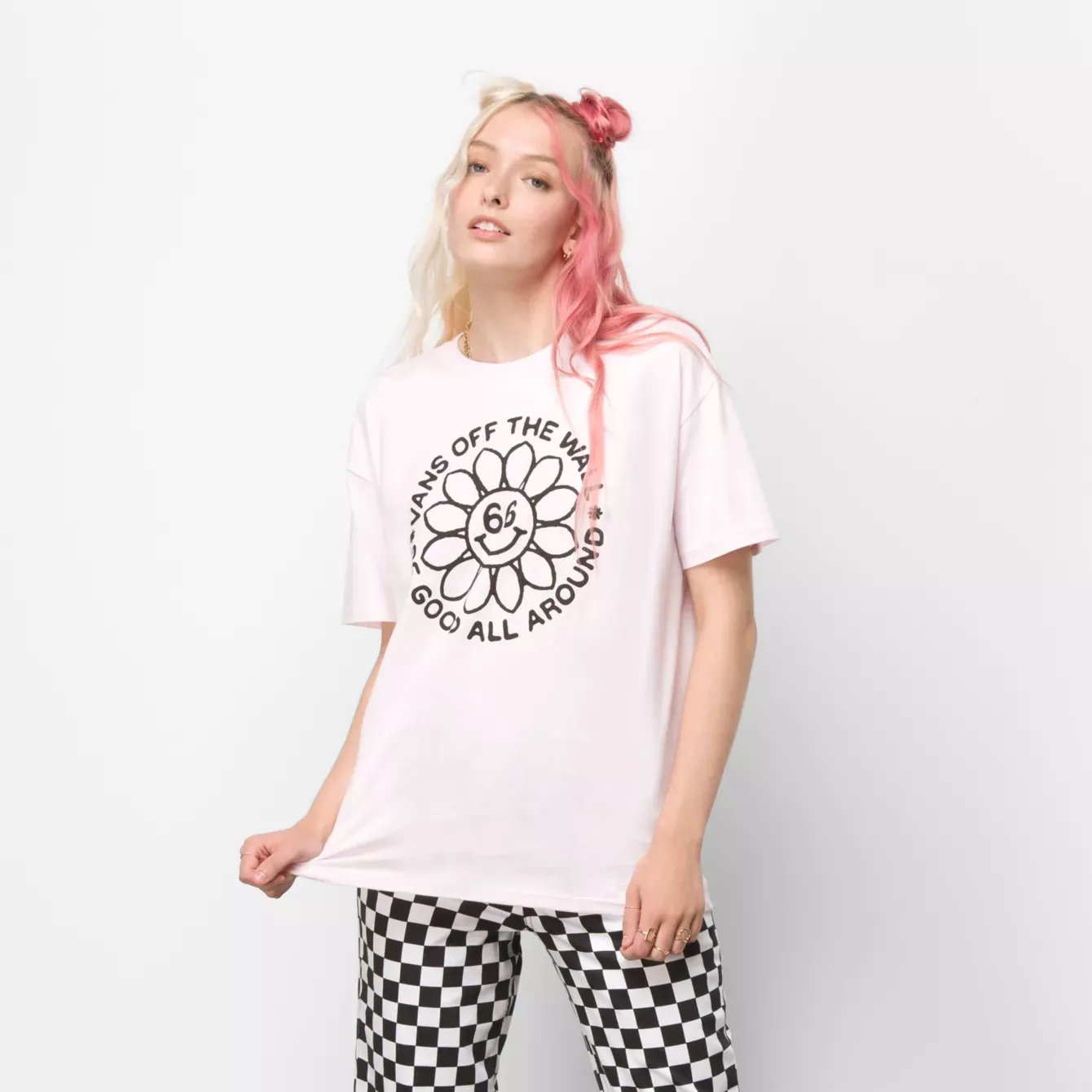 All Around Oversized Tee - Cradle Pink