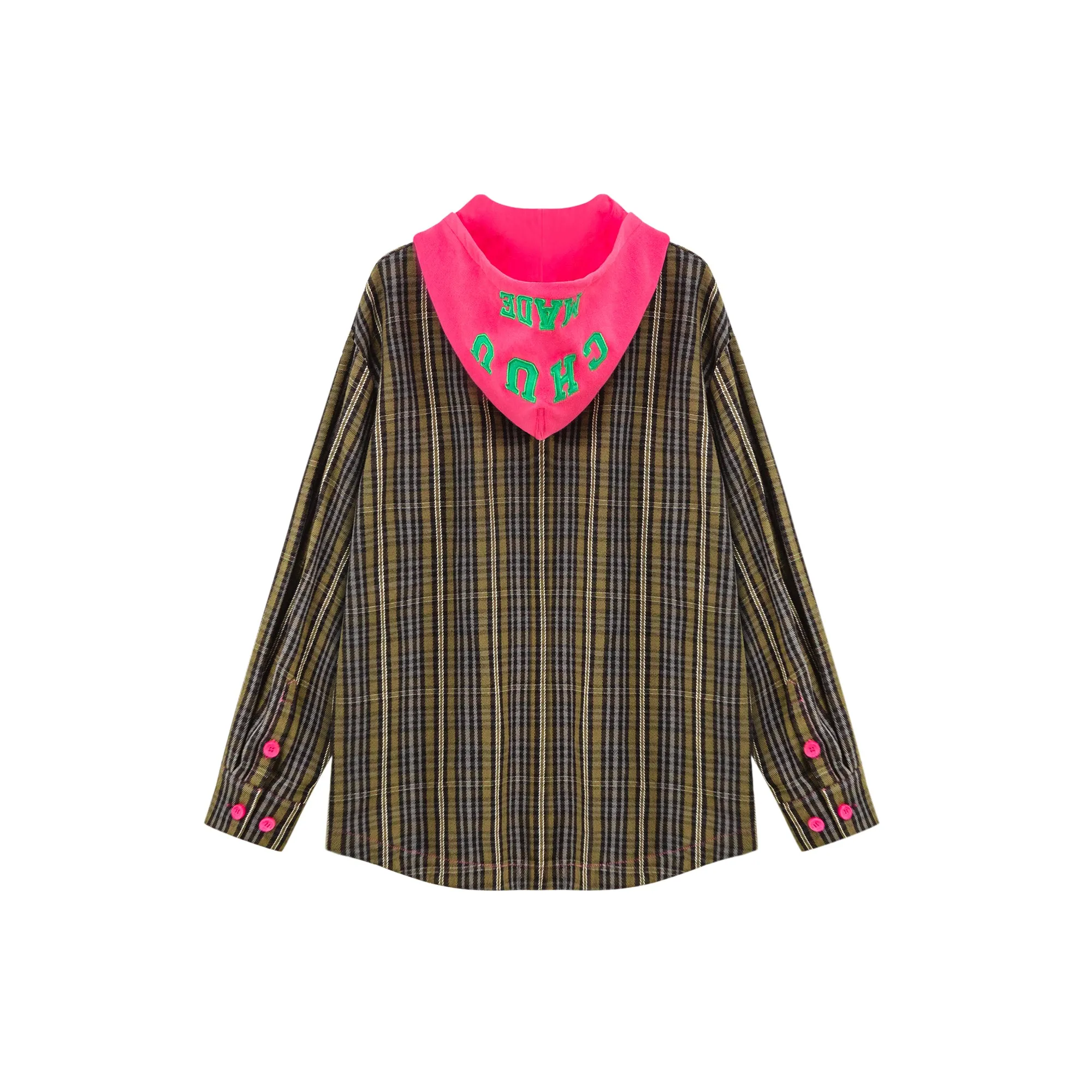 Easy Loving Me Vintage Check Hooded Shirt