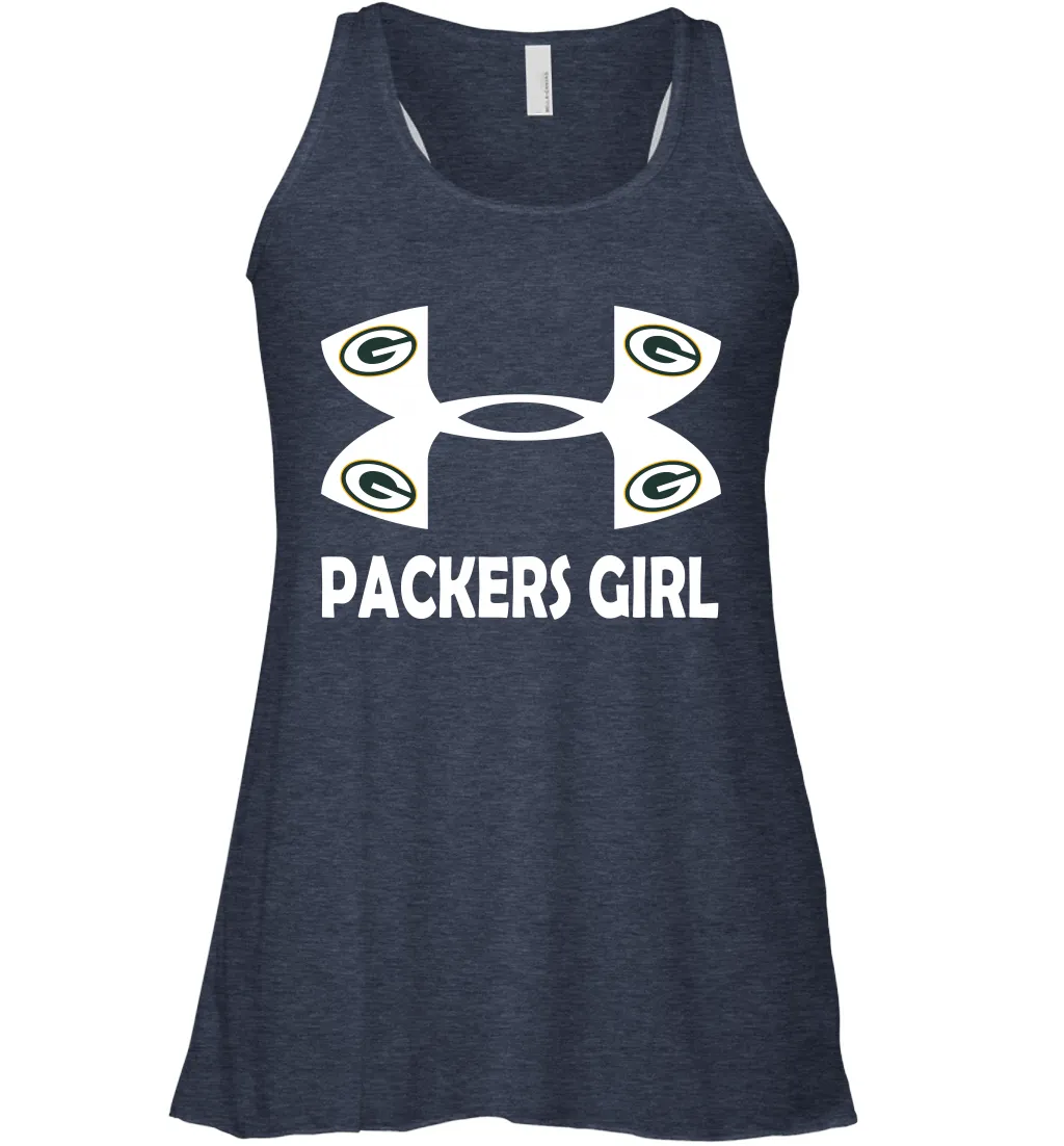 Green Bay Packers Girl Under Armour Football Tank