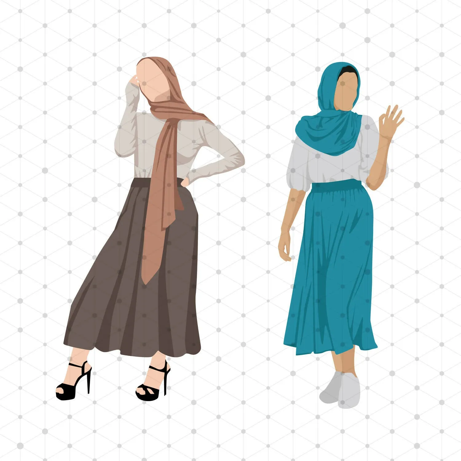 Modern Islamic Women (18 Figures)