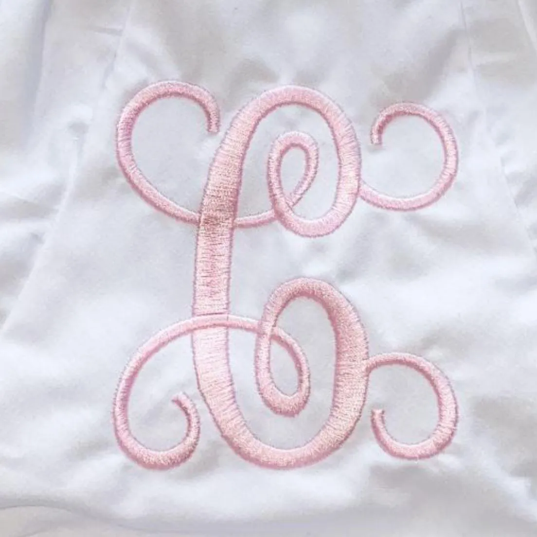 PINK STRIPE TRIMMED BIB