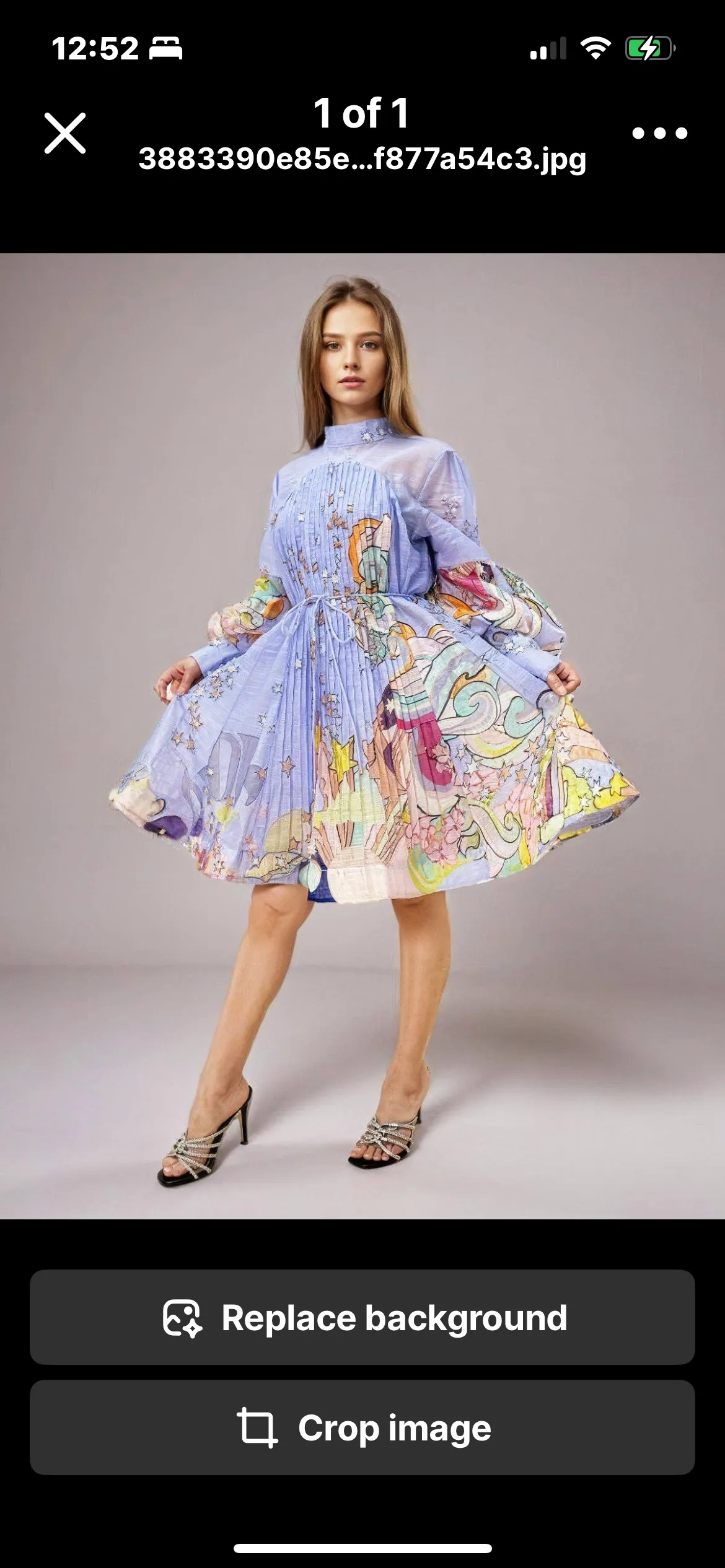 Portia's passion purple skater dress