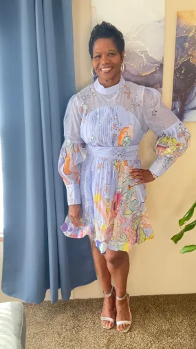 Portia's passion purple skater dress
