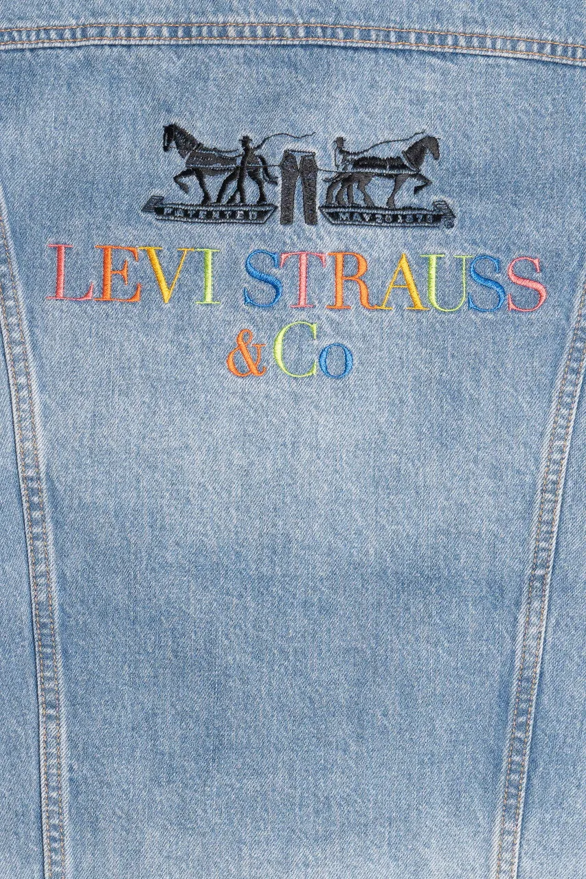 "Levi Strauss & Co." Embroidered Levi's Premium Denim Jacket
