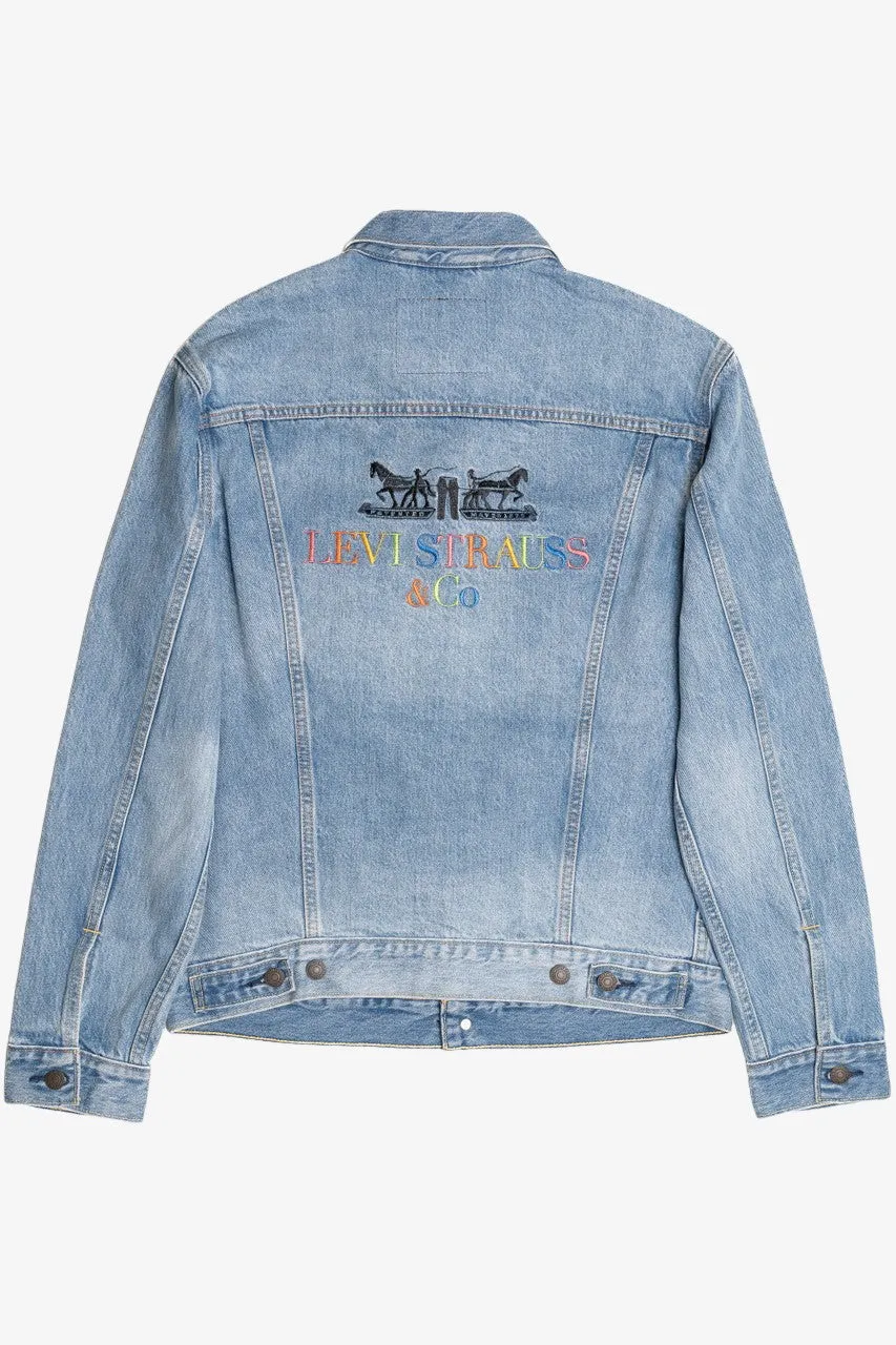 "Levi Strauss & Co." Embroidered Levi's Premium Denim Jacket